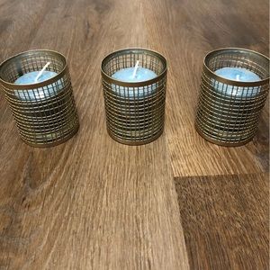 DISCONTINUED NWT Yankee Candle sampler or votive size candle holders